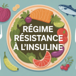 regime a suivre en cas de resistance a l insuline illustration assiette equilibree