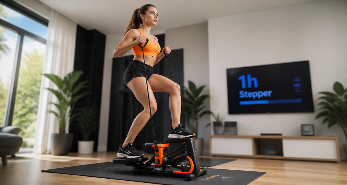 1h de stepper par jour resultats femme sur stepper