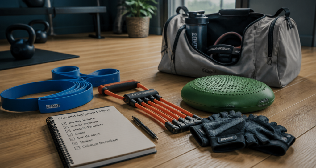 accessoires de sport essentiels à domicile