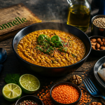 aliment bon pour la santé bol dahl poisson légumes