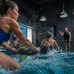 aquabike paris 18 femme piscine coach