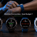 combien coûte une montre connectée quatre montres sur table