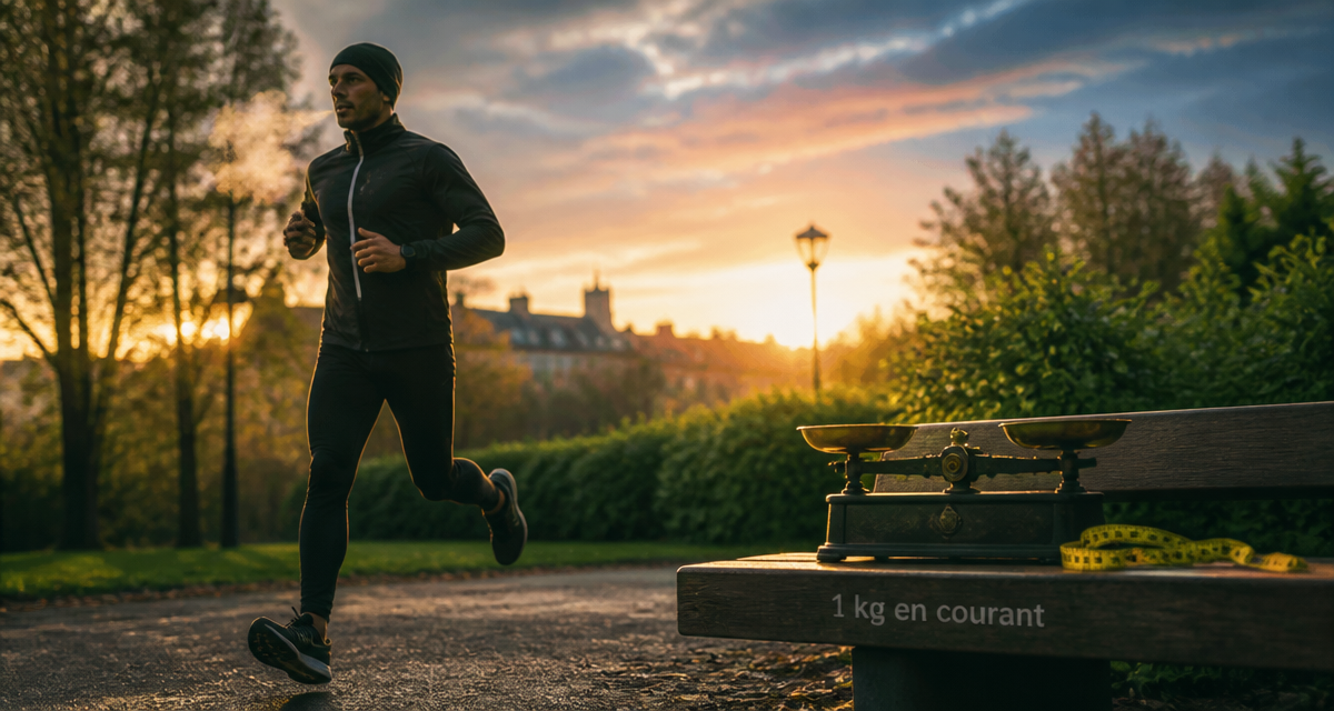 courir combien de temps pour perdre 1 kg illustration