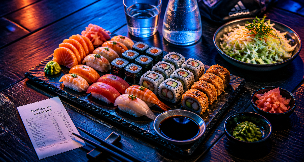 est ce que les sushis font grossir, plateau de sushis variés