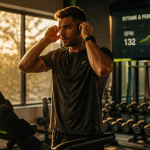 fitness en musique salle de sport écouteurs