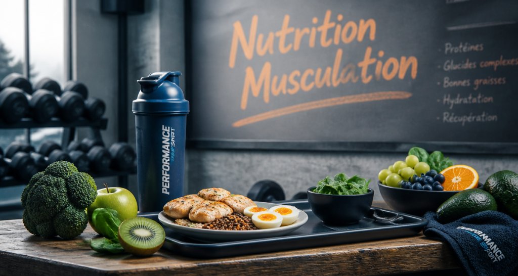 nutrition pour la musculation assiette protéines salle de sport