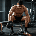 Prise de masse musculaire athlète musclé