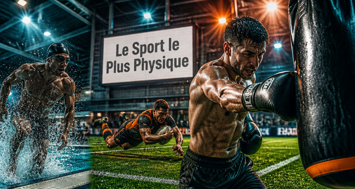 quel sport est le plus physique boxeur rugby nageur gymnase