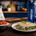 recette riche en proteine musculation bowlcake omelette