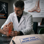 aponévrosite plantaire durée arrêt de travail examen pied