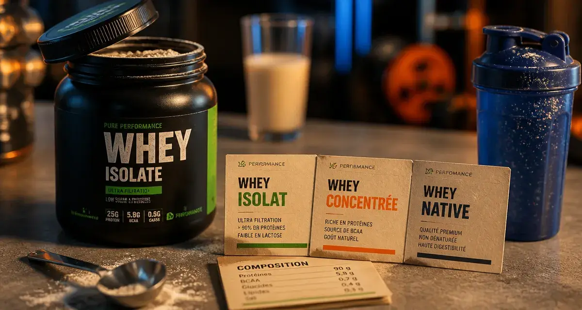 Avis sur la whey : comparaison whey isolate, concentrée et native