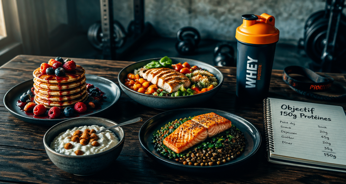comment manger 150 g de protéine par jour plats variés