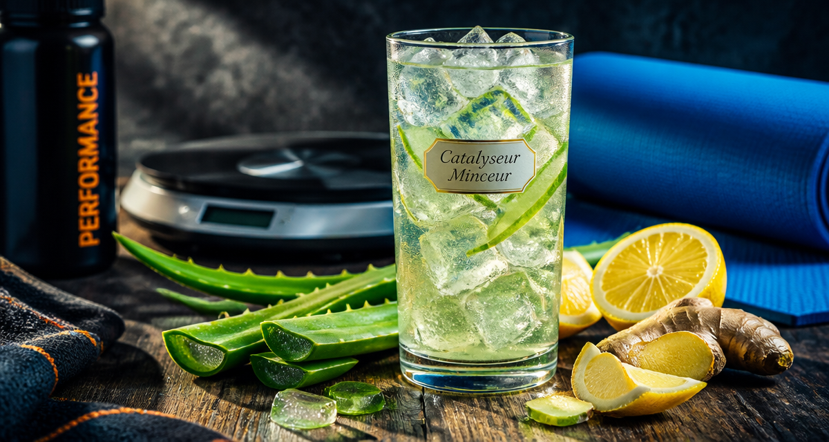 Jus d'aloe vera pour maigrir avis avec citron et gingembre