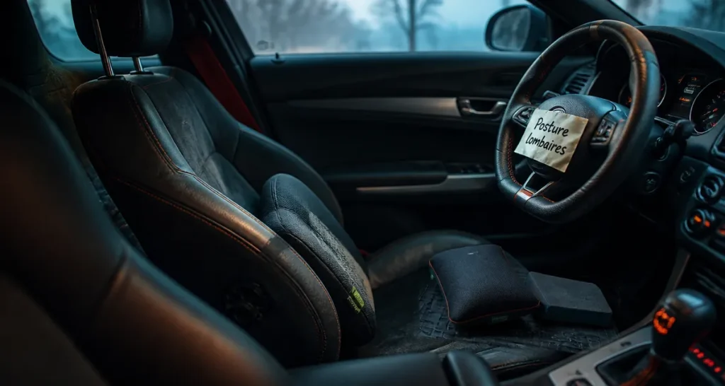 Mal de dos et voiture : appui lombaire et réglages du siège conducteur