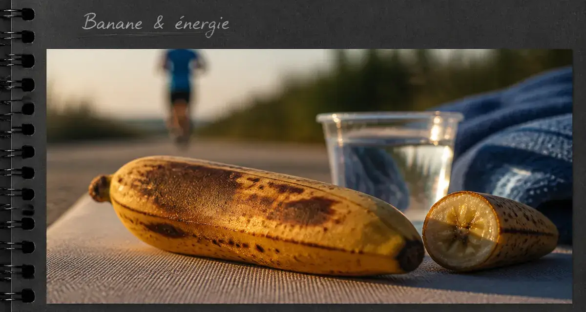 Manger une banane avant le sport : banane mûre pour l’énergie