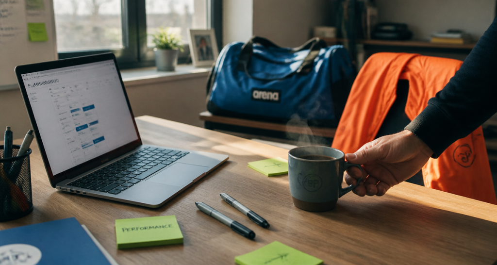 pas trop dur la reprise, bureau, café, planning