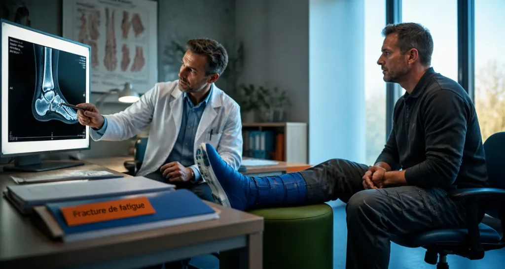 peut on travailler avec une fracture de fatigue consultation