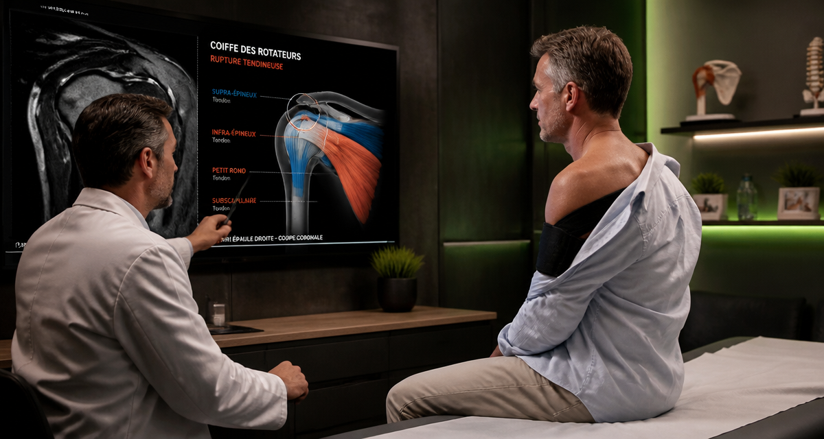 peut on travailler avec une rupture de la coiffe image consultation