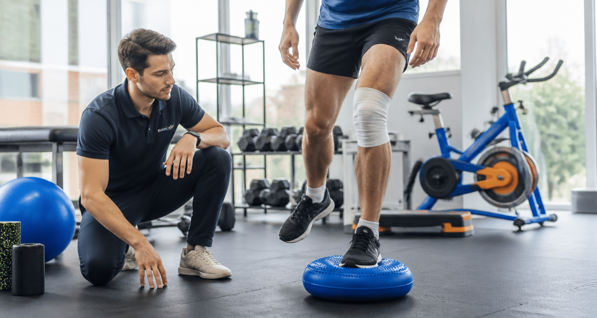 rééducation ménisque non opéré exercices proprioception