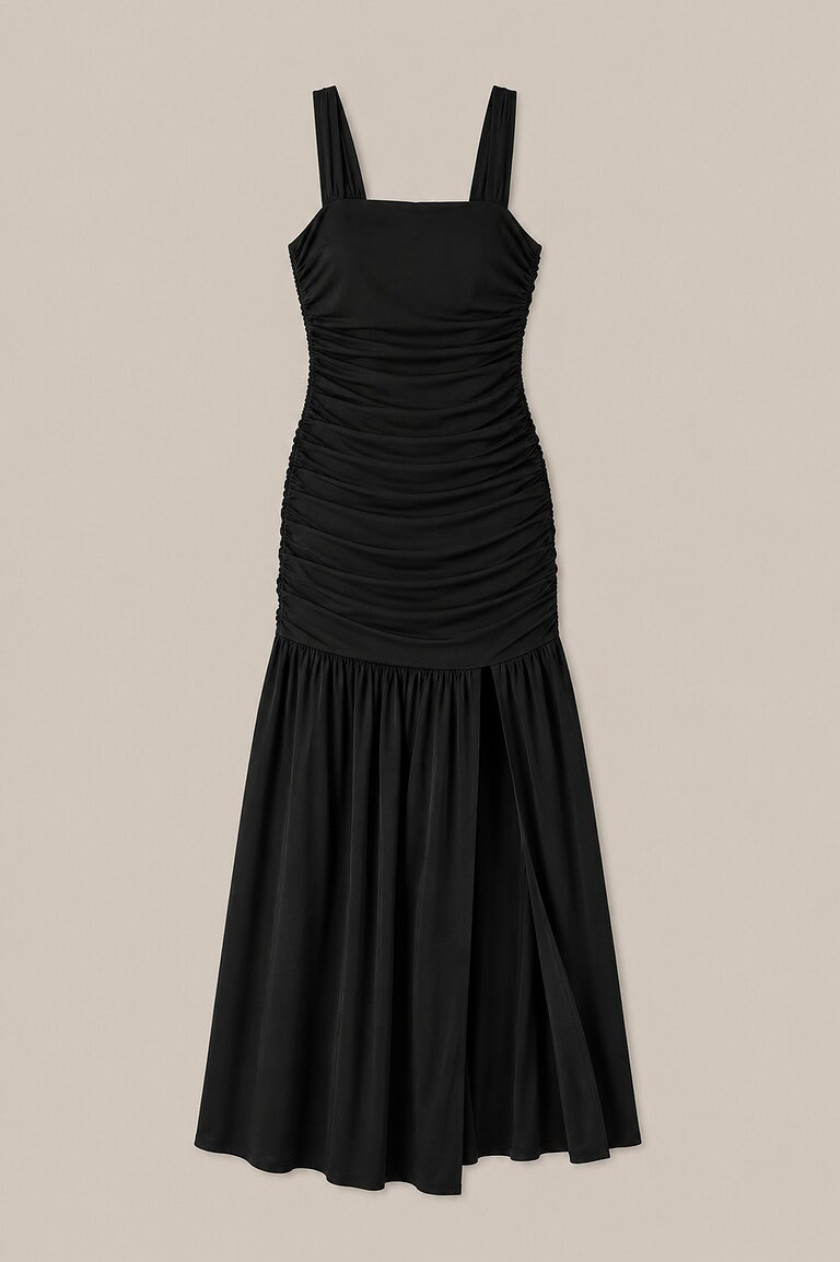vestido pliegues packshot