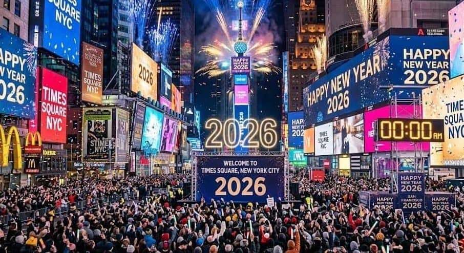 New Years in Times Square New York City