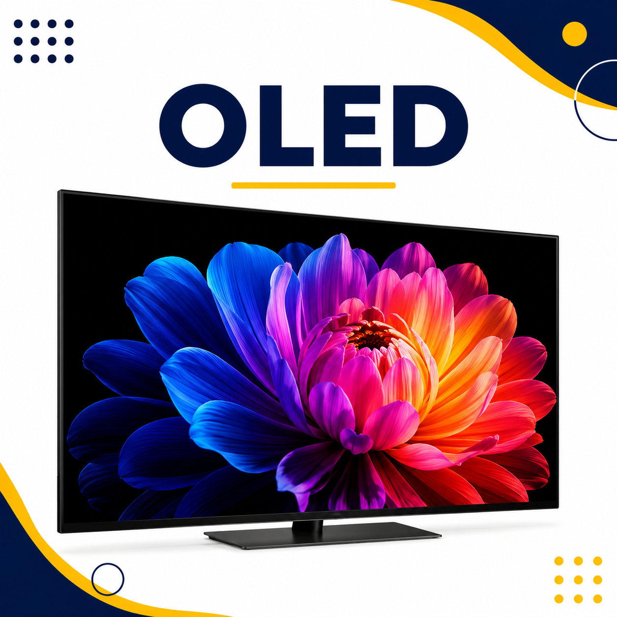 OLED TV category thumbnail featuring vibrant colors and ultra-thin display