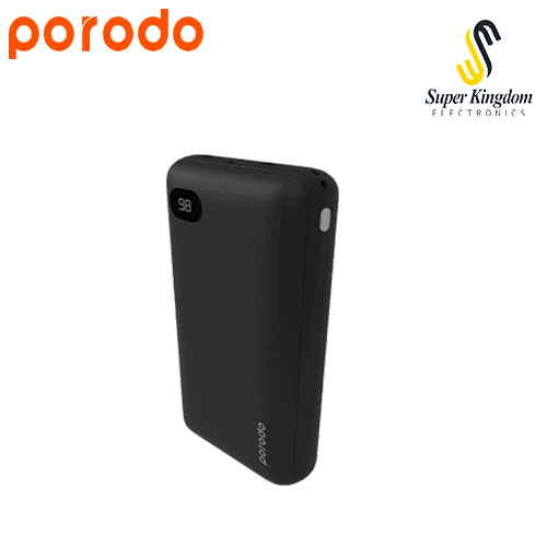 Porodo Super Compact Power Bank 20000mAh - Black - Image 3