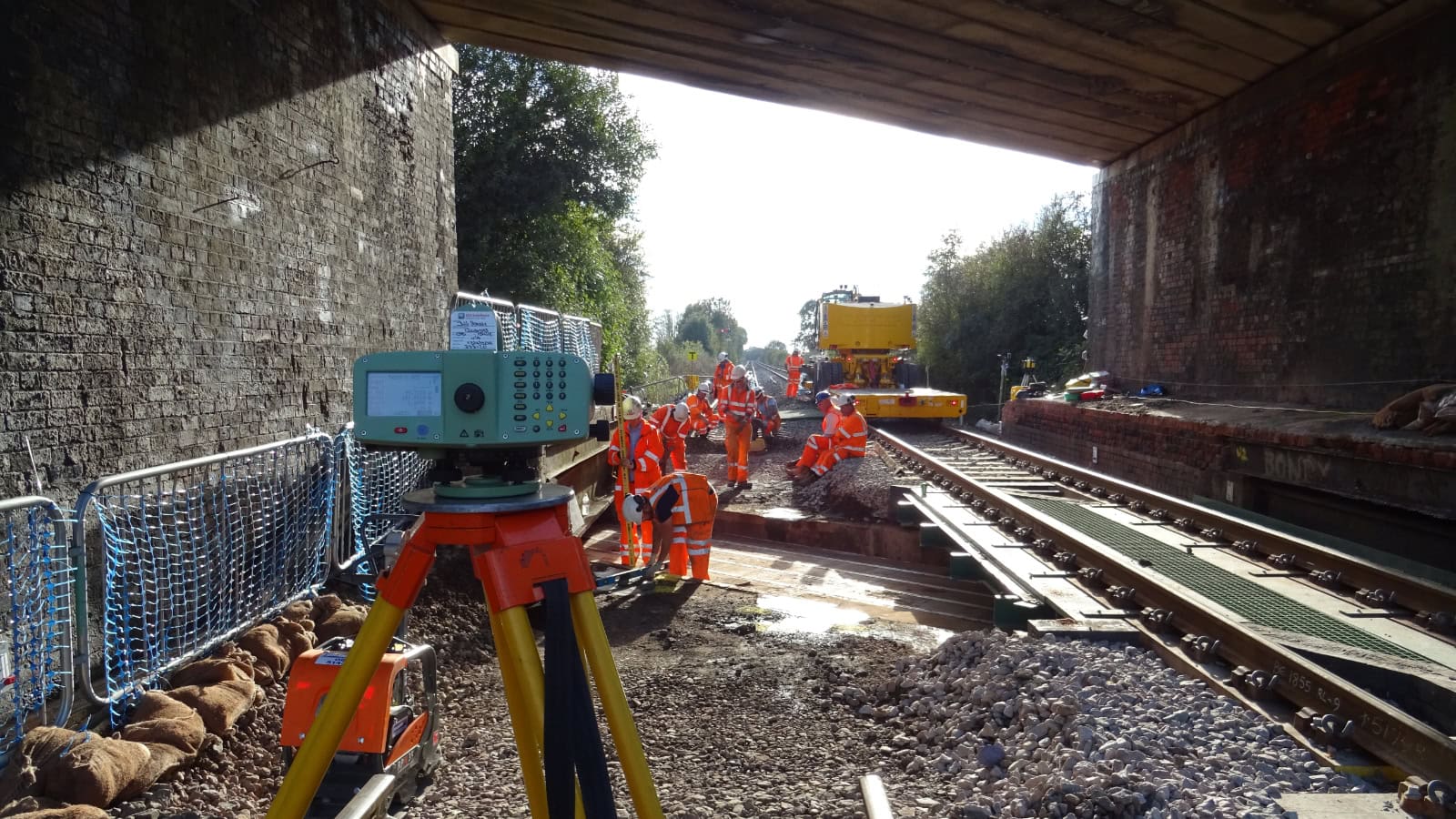 JWG rail engineering survey being conducted