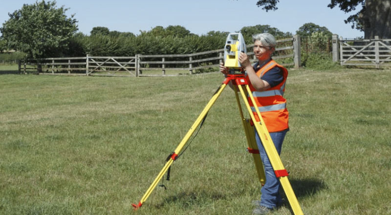 Female civil engineer