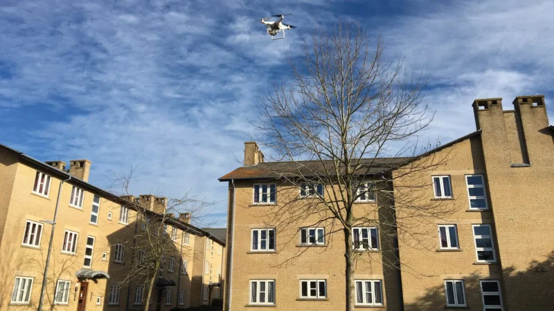 drone survey at university of essex
