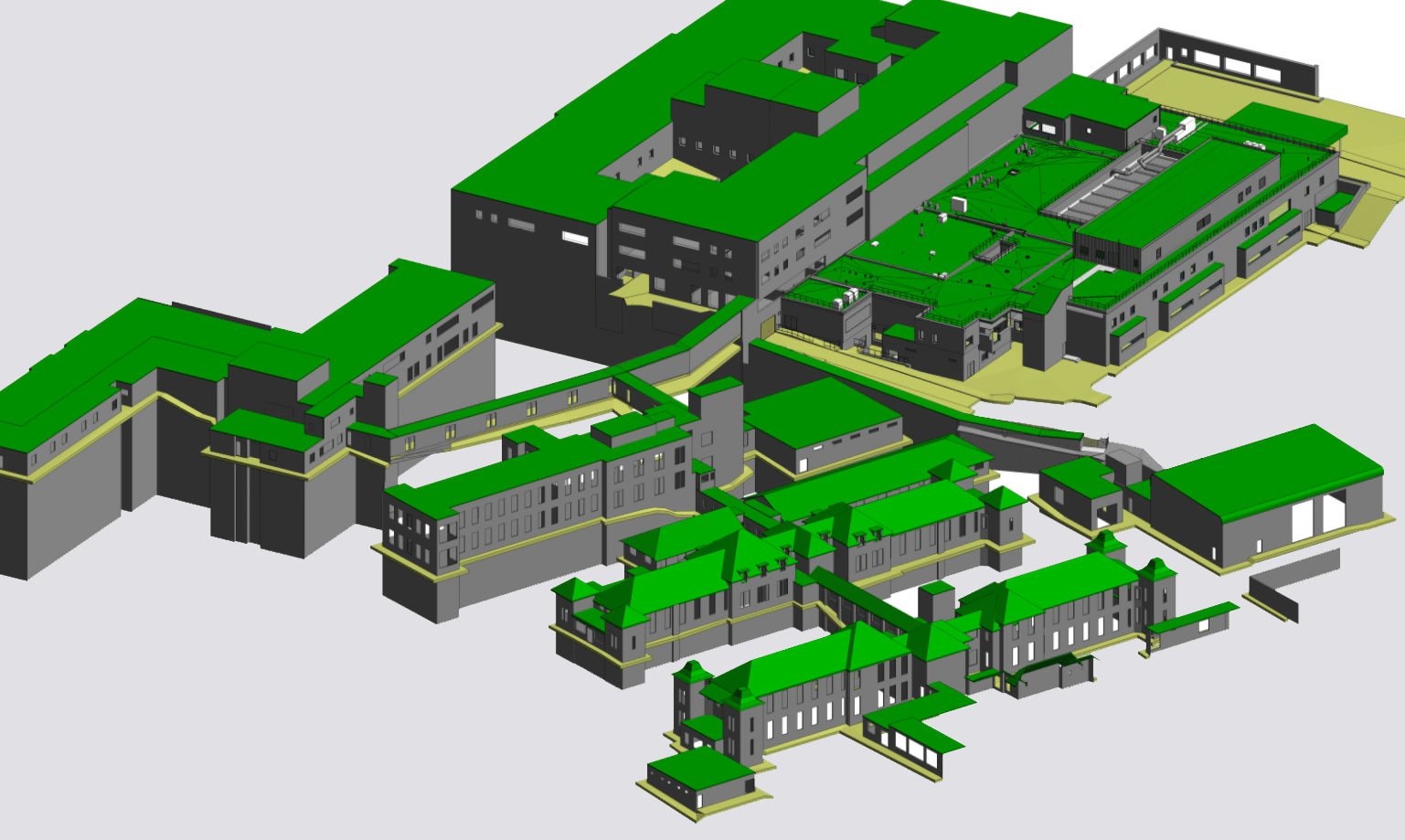 revit model of perth royal infirmary