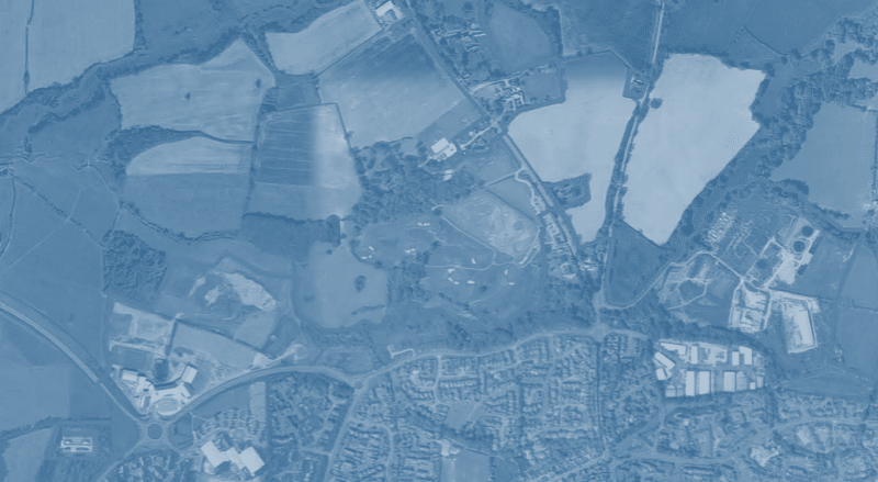 aerial photo of brookleigh development