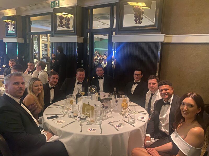 Survey Solutions team at the 2023 CICES Annual Dinner, celebrating CICES-driven industry progress in surveying and infrastructure.
