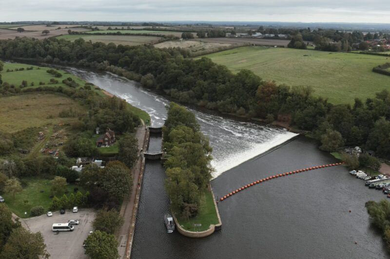 Drone images for a Hydrographic Survey
