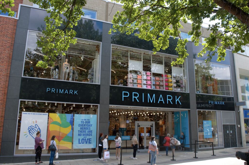 Picture of retail shop primark