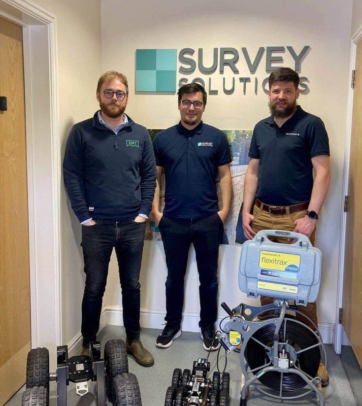 Survey manager Jack with CCTV utility equipment