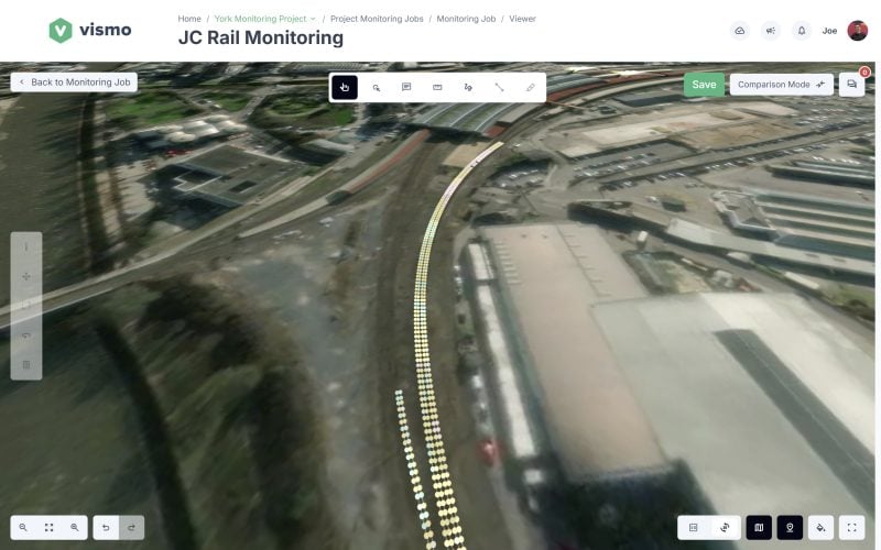 Vismo Rail Monitoring visual model