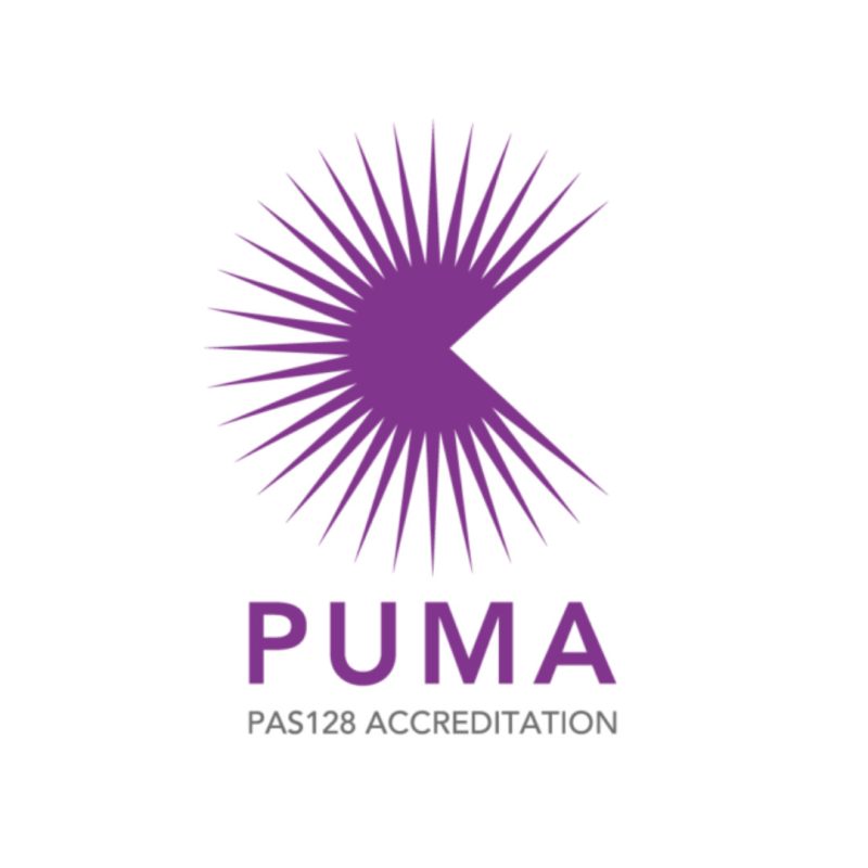 PUMA PAS128 accreditation
