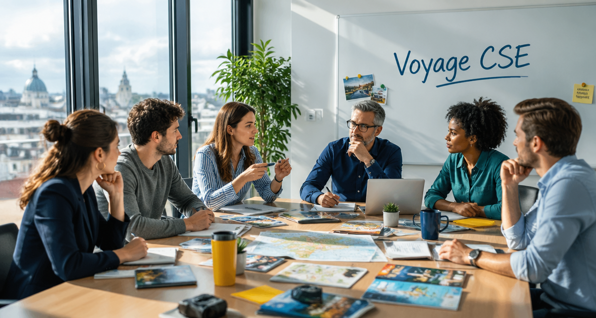 Voyage CSE réunion collaborateurs