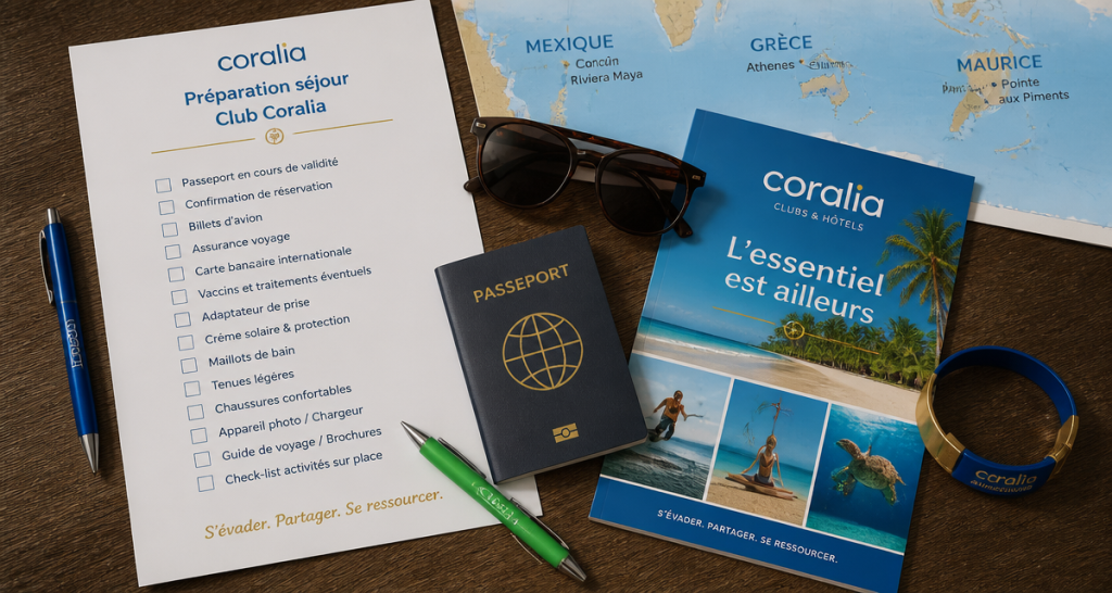 club coralia avis bureau voyage checklist