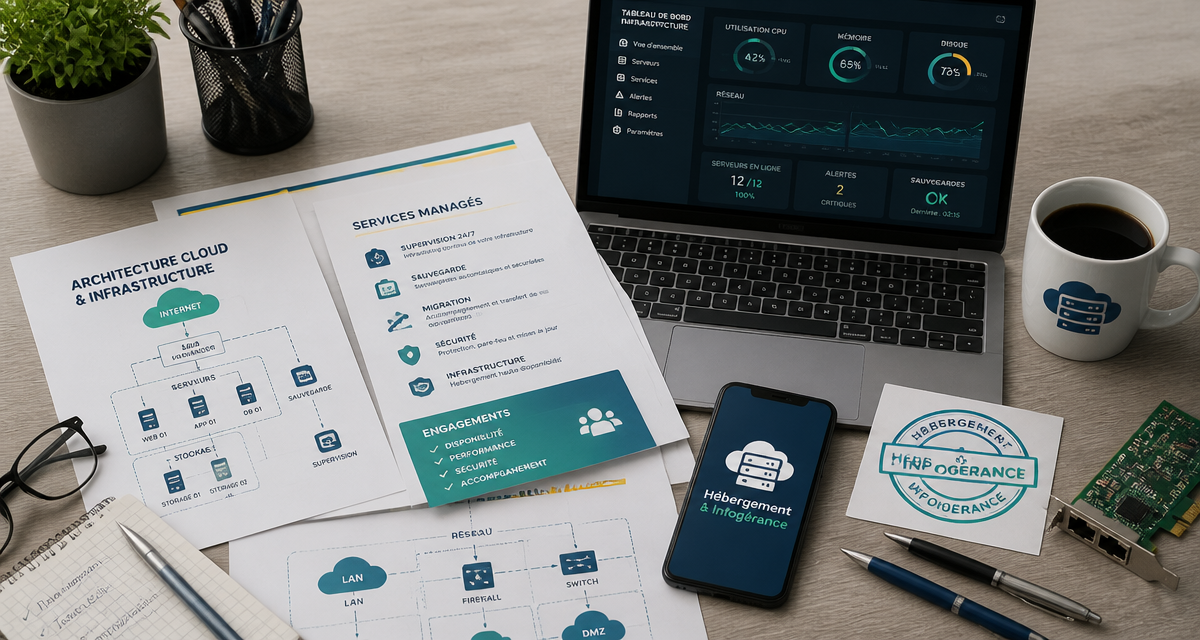 hébergement et infogérance, bureau, monitoring