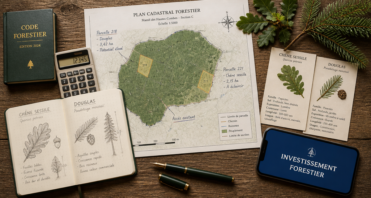 Investir dans la foret table outils gestion