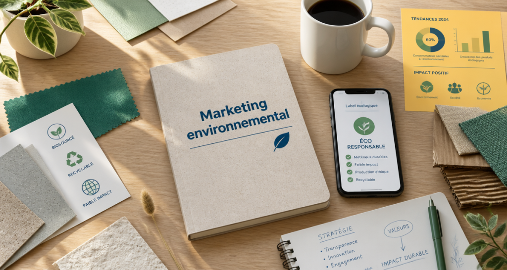 marketing environnemental bureau moderne matériaux écologiques