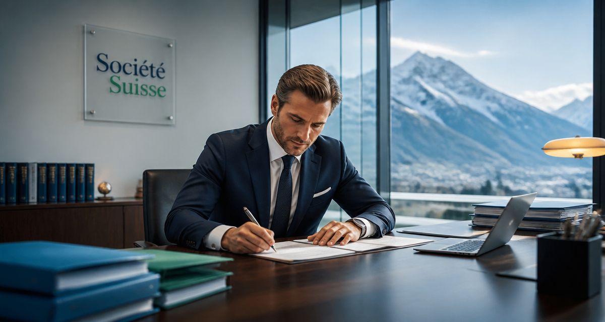 ouvrir une société en suisse entrepreneur bureau alpes