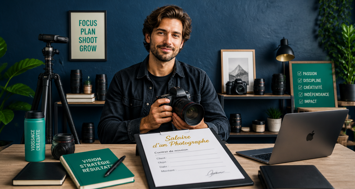 salaire d un photographe devant contrat
