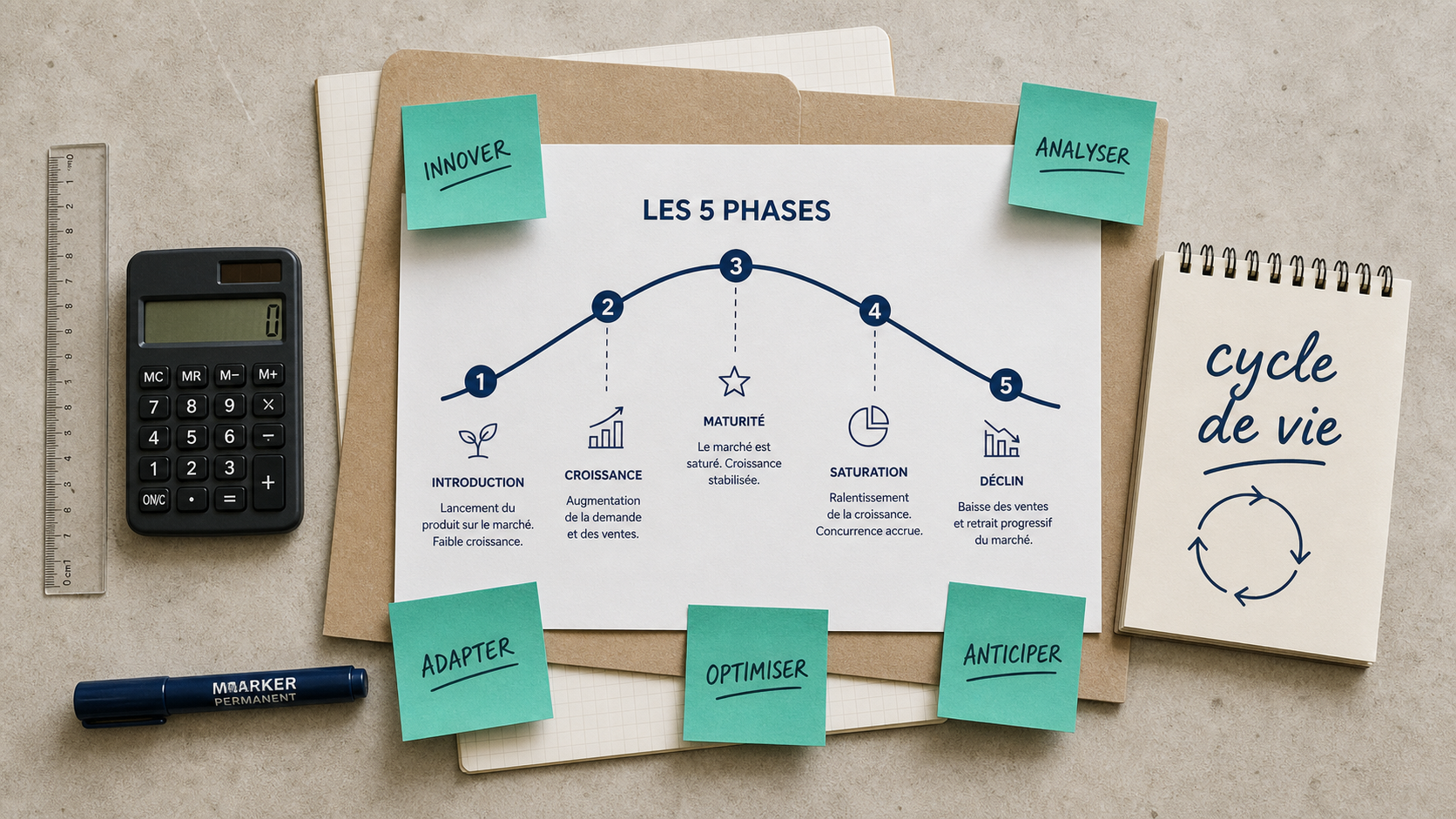 Le cycle de vie d’un produit en 5 étapes : croissance, rentabilité, pilotage
