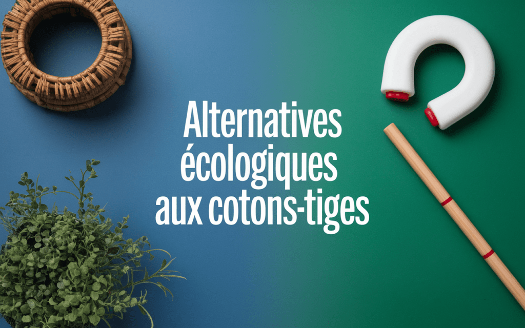 Alternatives écologiques aux cotons-tiges jetables
