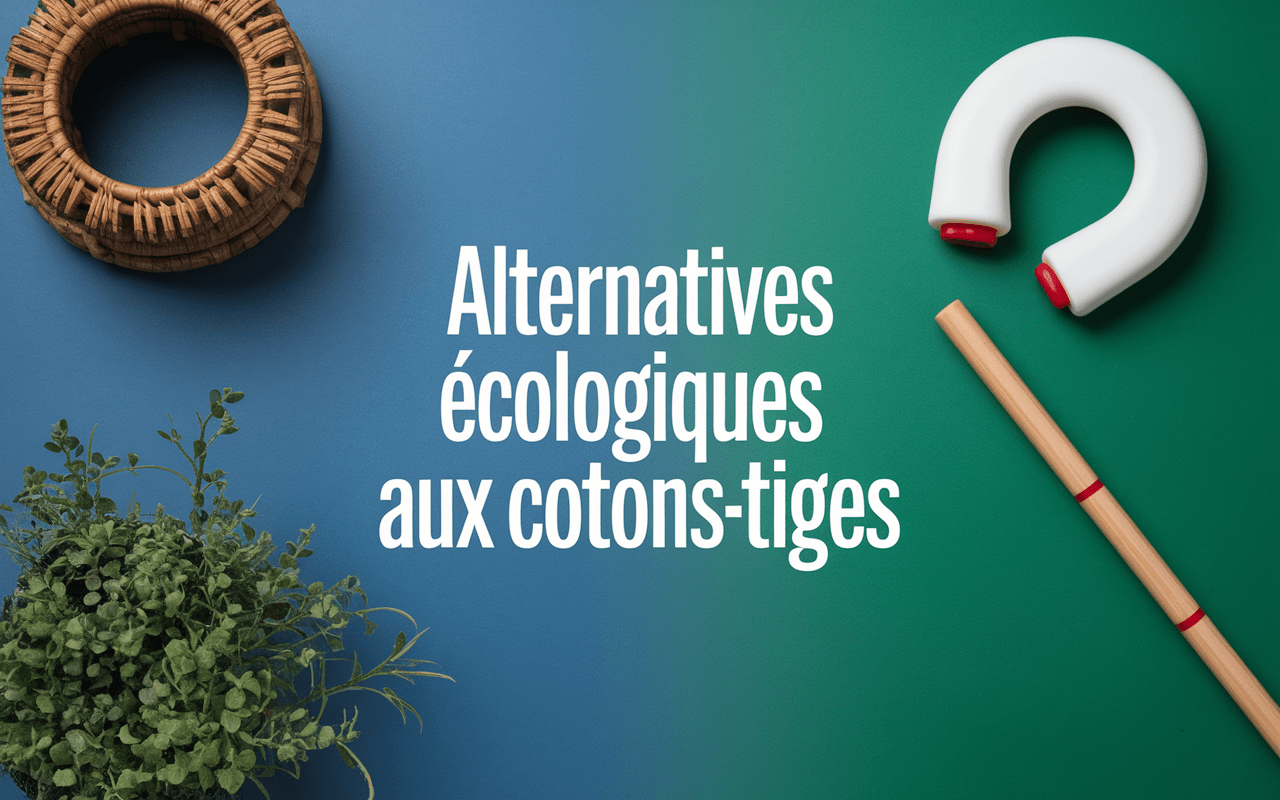 Alternatives écologiques aux cotons-tiges jetables