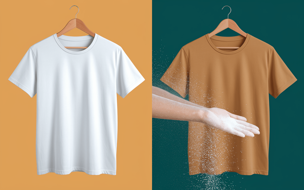 Transformation linge blanc vs jauni