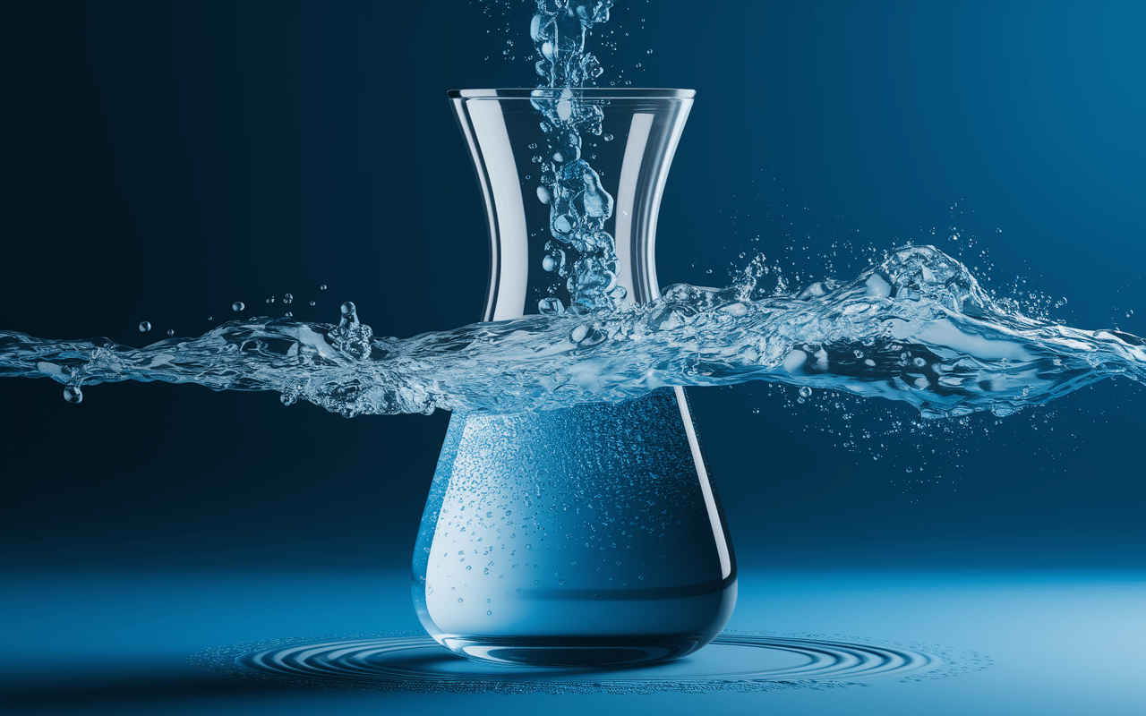 Schéma filtration eau par billes céramique